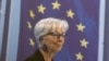 Presiden Bank Sentral Eropa Christine Lagarde hadir dalam konferensi pers di Frankfurt am Main, Jerman, pada 4 Mei 2023. (Foto: AFP/Andre Pain)