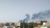 Asap mengepul di atas Khartoum, Sudan, Jumat, 23 Juni 2023. (AP)
