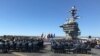 U.S. Defense Secretary Ash Carter called the Asia-Pacific the "most consequential region for America's future," during a speech aboard the USS Carl Vinson at port in San Diego on Thursday. (C. Babb/VOA)