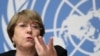Michelle Bachelet, Haut commissaire de l'ONU pour les droits humains. (REUTERS/Denis Balibouse)
