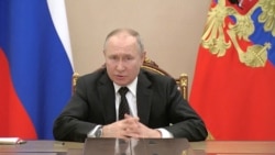 El presidente ruso, Vladimir Putin, se dirige a la nación el 27 de febrero de 2022.