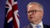 Perdana Menteri Australia Anthony Albanese menggelar konferensi pers di Sydney, Australia, pada 20 Desember 2023. (Foto: AP/Mark Baker)