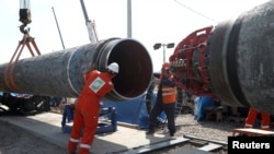 На фото: будівництво газопроводу "Північний потік-2", 2019-й рік