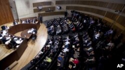 Un tribunal à Mexico, 30 août 2012. (Photo AP/Eduardo Verdugo)