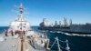 FILE - Oiler USNS John Lenthall is shown in the Gulf of Oman, Dec. 24, 2015. A new oiler will be named after gay rights icon Harvey Milk.