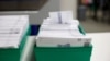Mail-in ballots are pictured as they are counted in Lehigh County, Pennsylvania, U.S., November 4, 2020. 