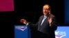 Former Arkansas Gov. Mike Huckabee officially announces his candidacy for the 2016 presidential race in Hope, Arkansas, May 5, 2015.